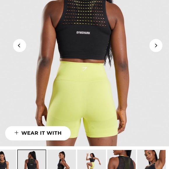 Gymshark energy seamless crop top XS NWT - Picture 2 of 6